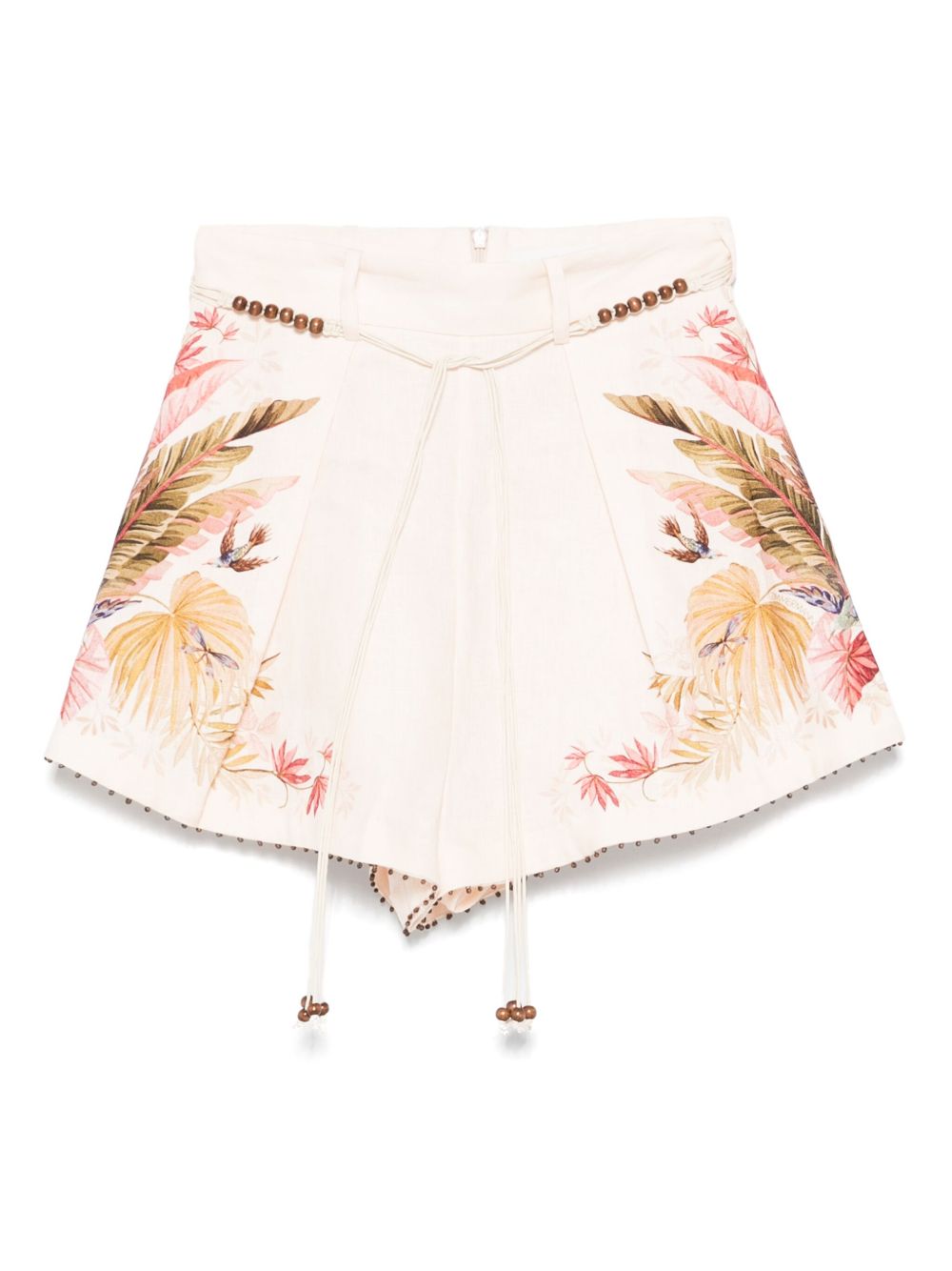 Zimmermann Shorts Beige-Short trousers-Zimmermann-1-Urbanheer