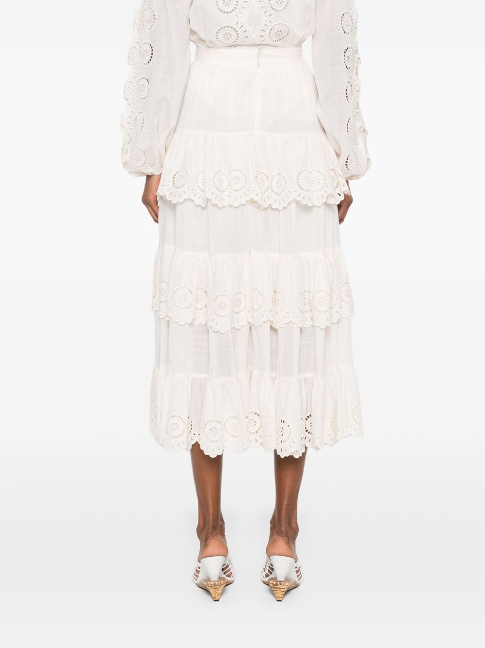 Zimmermann Skirts Ivory-Skirts-Zimmermann-0-Urbanheer