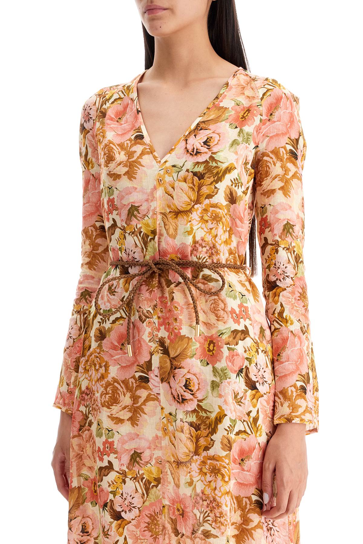 Zimmermann maxi linen golden plunge dress with from Urbanheer Zimmermann maxi linen golden plunge dress with from Urbanheer