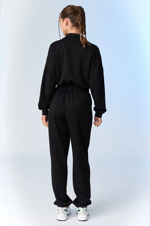 Zoe Soft Knit Jumpsuit Black-Jumpsuit-Papermoon-S-Black-Urbanheer