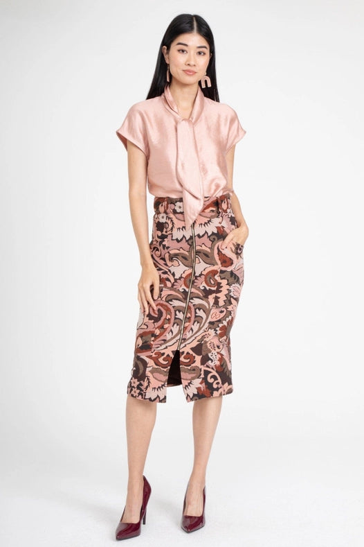 Zoya Skirt – Henna Paisley-Skirt-Eva Franco-0-Henna Paisley-Urbanheer