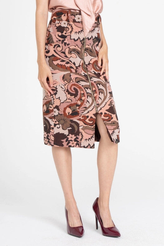 Zoya Skirt – Henna Paisley-Skirt-Eva Franco-0-Henna Paisley-Urbanheer