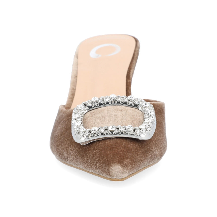 Journee Collection Women's Rishie Pump Taupe-Shoes Pumps-Journee Collection-5.5-Urbanheer