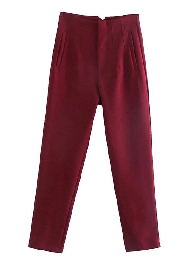 Women Formal Pants "Zara's Best Seller" 25 Color Available-Pants-Heer Decor-XS-PU-Urbanheer