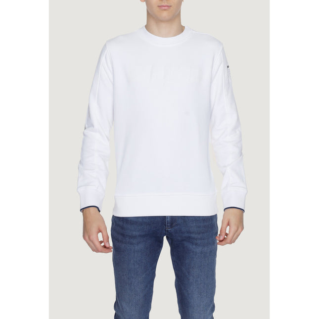 Blauer Men Sweatshirts-Clothing Sweatshirts-Blauer-white-S-Urbanheer