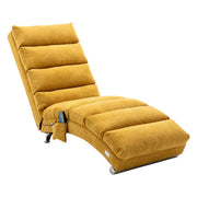 Linen Chaise Lounge Modern Message Chair-Accent Chair-G-BlakHom-Urbanheer