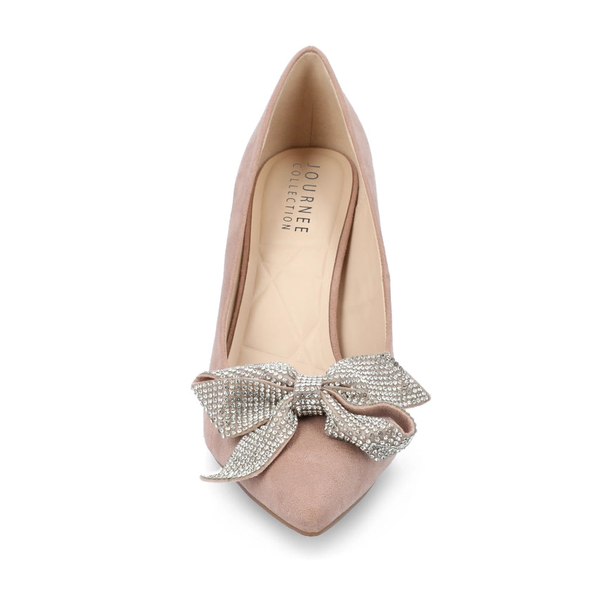 Journee Collection Women's Tru Comfort Foam™ Marcie Pumps Taupe-Shoes Pumps-Journee Collection-6-Urbanheer