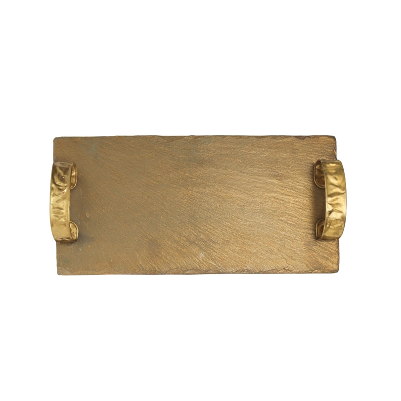 Tiramisu Resin Slate Cheese Platter with Handles-Cheese Platter-Tiramisu-Resin-Urbanheer