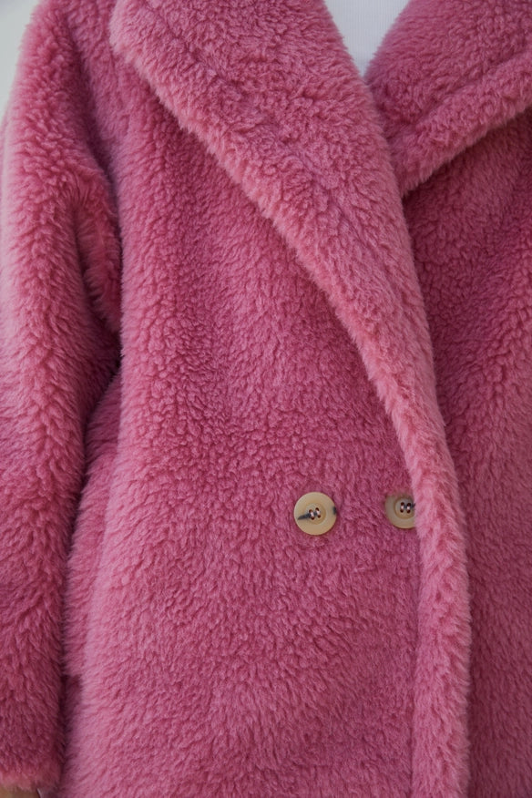The Teddy Coat-COAT-Pissenlit-Pink-S-Urbanheer