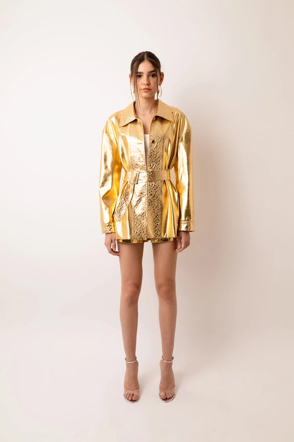 Phoebe Jacket Coat-Jackets and Coats-Amy Lynn-Gold-S-Urbanheer