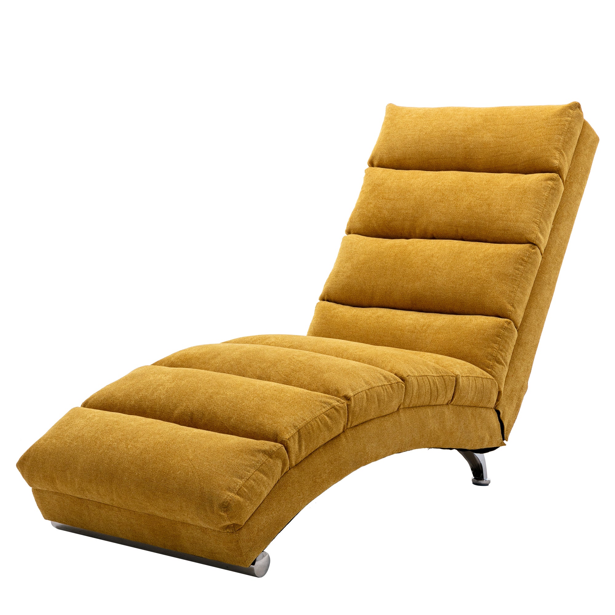 Linen Chaise Lounge Modern Message Chair-Accent Chair-G-BlakHom-Urbanheer