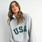 Quarter Zip Long Sleeve Sweatshirt