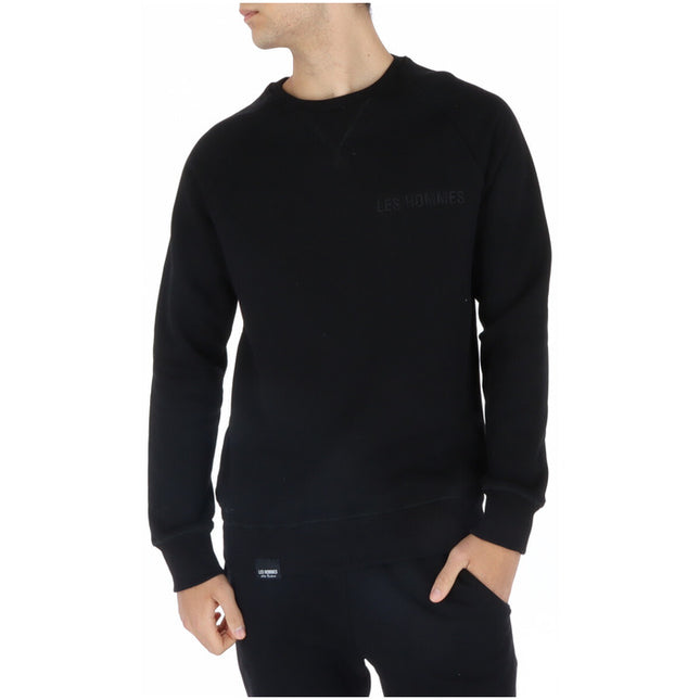 Les Hommes Men Sweatshirts-Clothing Sweatshirts-Les Hommes-black-S-Urbanheer