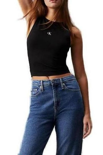 Calvin Klein Jeans Women Top-Clothing Tops-Calvin Klein Jeans-black-XS-Urbanheer