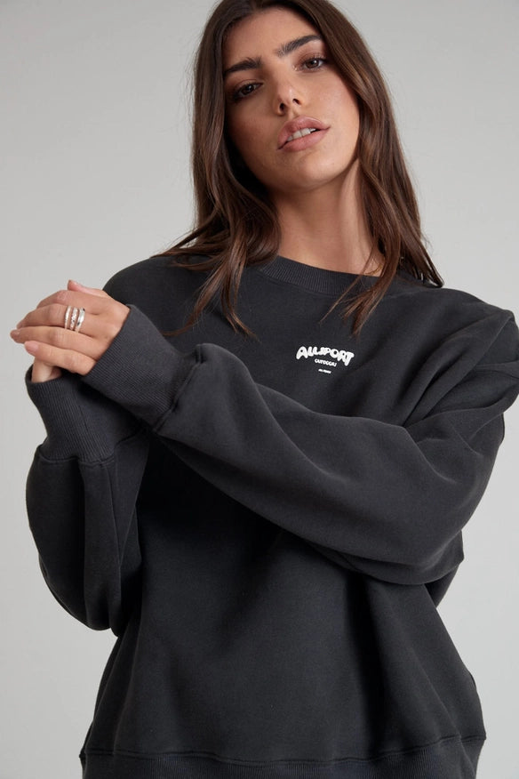 Outdoor Crew Sweater (Vintage Black)-Sweater-All Fenix-S-Urbanheer