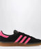 adidas Originals Sneakers München in black/fuchsia suede
