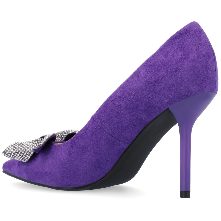 Journee Collection Women's Tru Comfort Foam™ Marcie Pumps Purple-Shoes Pumps-Journee Collection-5.5-Urbanheer