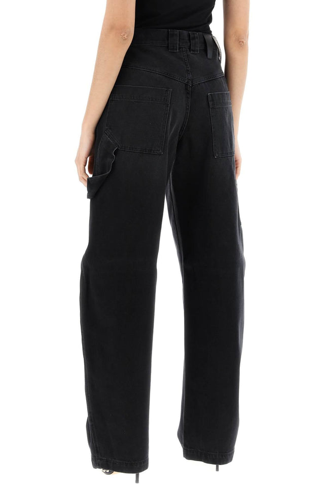 audrey cargo jeans with curved leg