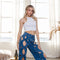Pants - Denim Jeans with Destroyed Detail-Jeans-LABIJOU-S-Urbanheer