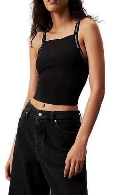 Calvin Klein Jeans Women Undershirt-Clothing Tank-Top-Calvin Klein Jeans-black-XS-Urbanheer