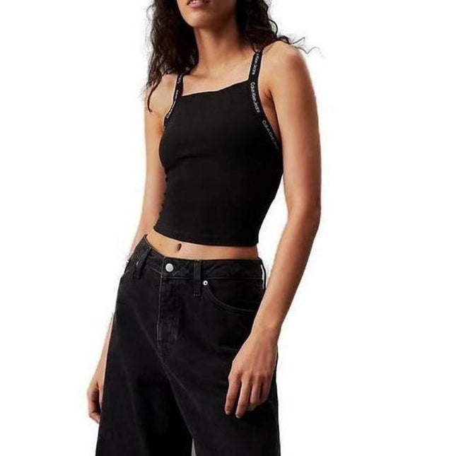 Calvin Klein Jeans Women Undershirt-Clothing Tank-Top-Calvin Klein Jeans-black-XS-Urbanheer