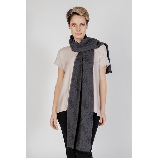 Guess Women Scarve-Accessories Scarves-Guess-grey-Urbanheer