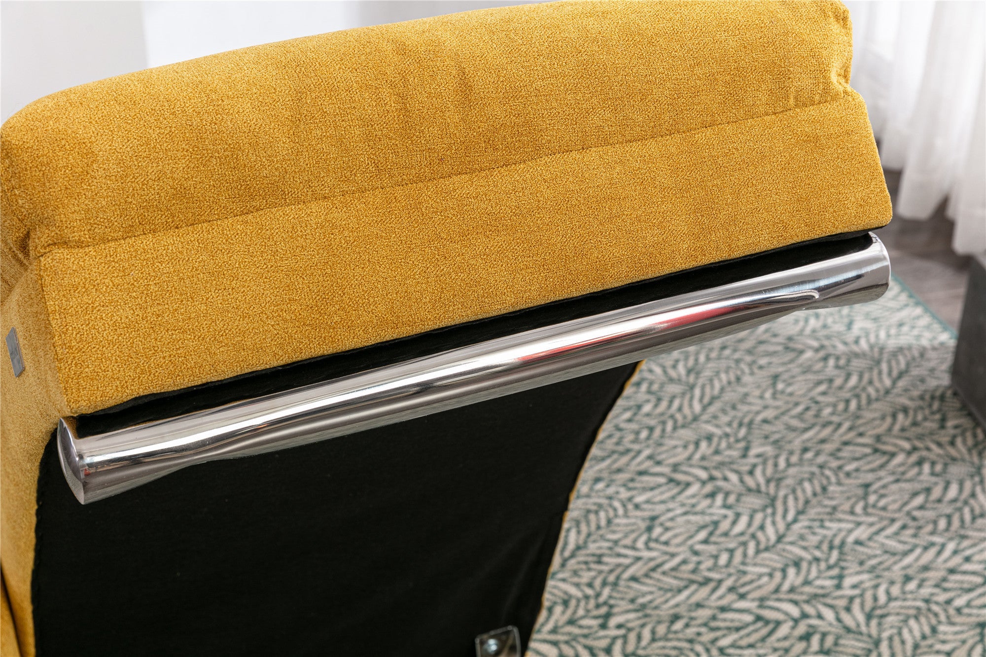 Linen Chaise Lounge Modern Message Chair-Accent Chair-G-BlakHom-Urbanheer