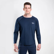 Men’S Zintex Long Sleeve Sports Tee - Midnight-Sports Tee-Nonzero Gravity-XS-Urbanheer