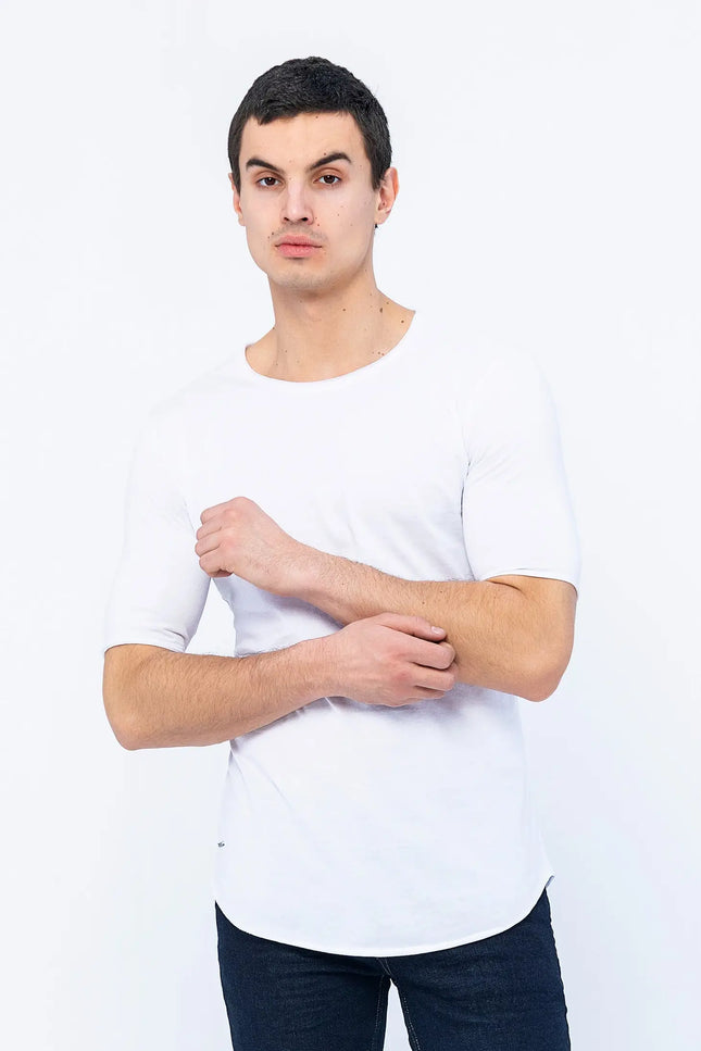 Rt Lux White T-Shirt-Clothing - Men-Ron Tomson-Urbanheer