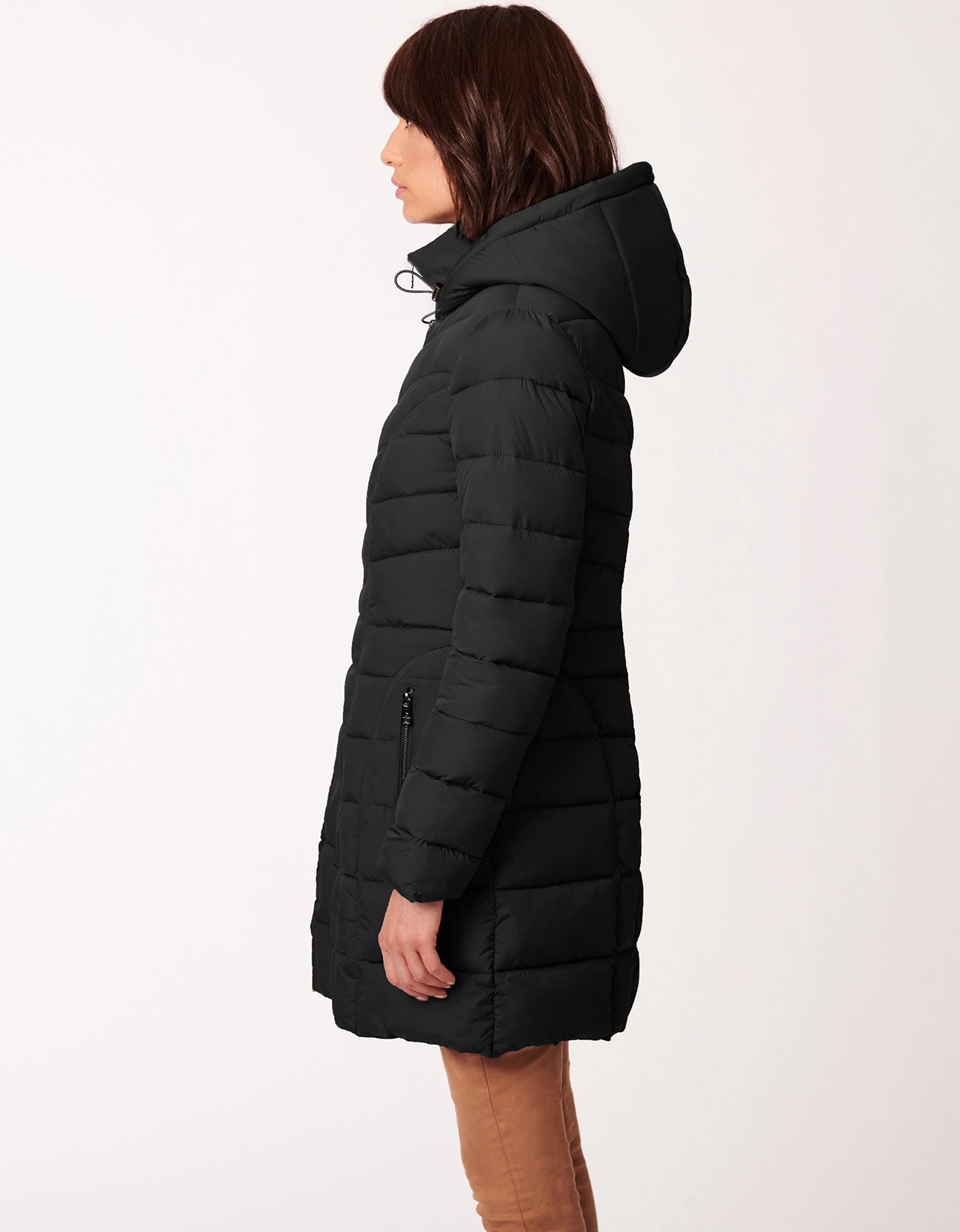 Princess Seam Walker Puffer - Black-Clothing - Women-Bernardo-Black-XS-Urbanheer