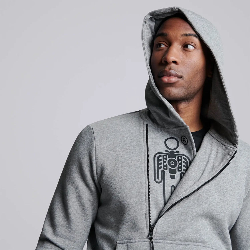 Male Train Hoodie - Grey-Hoodie-HPE Activewear-S-Urbanheer
