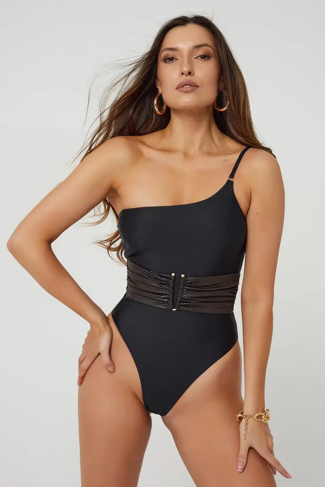Asymmetric One Piece Swimsuit-Clothing - Women-Love's Swimwear-S-Urbanheer