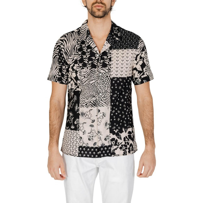 Antony Morato Men Shirt-Clothing Shirts-Antony Morato-black-44-Urbanheer
