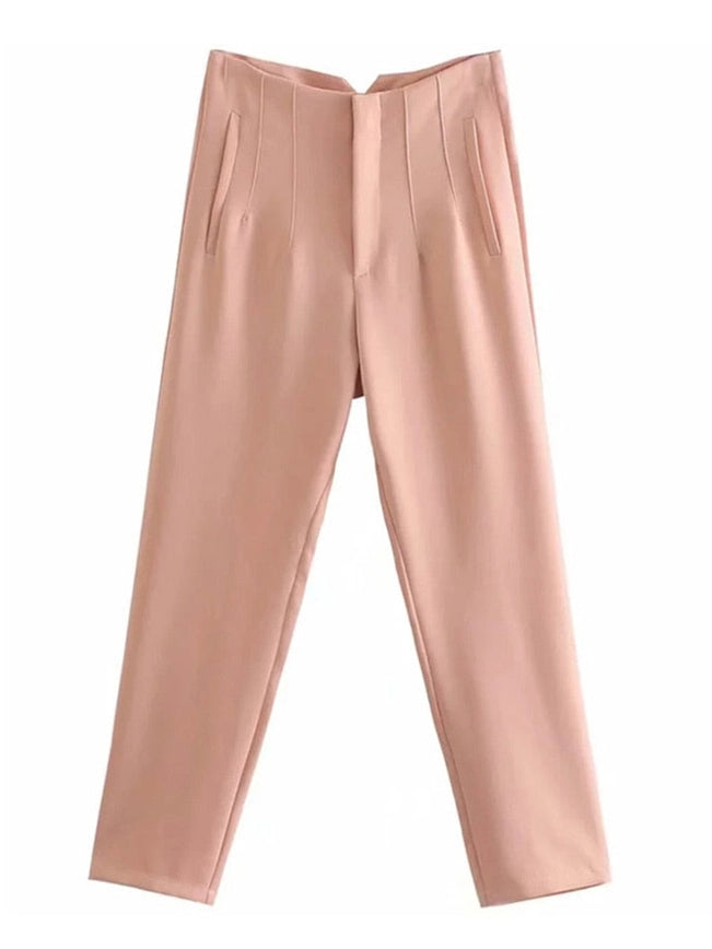 Women Formal Pants "Zara's Best Seller" 25 Color Available-Pants-Heer Decor-XS-PU-Urbanheer