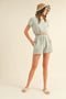 Cotton Gauze Short Set Sage-Set-Kimberly C-S-Urbanheer
