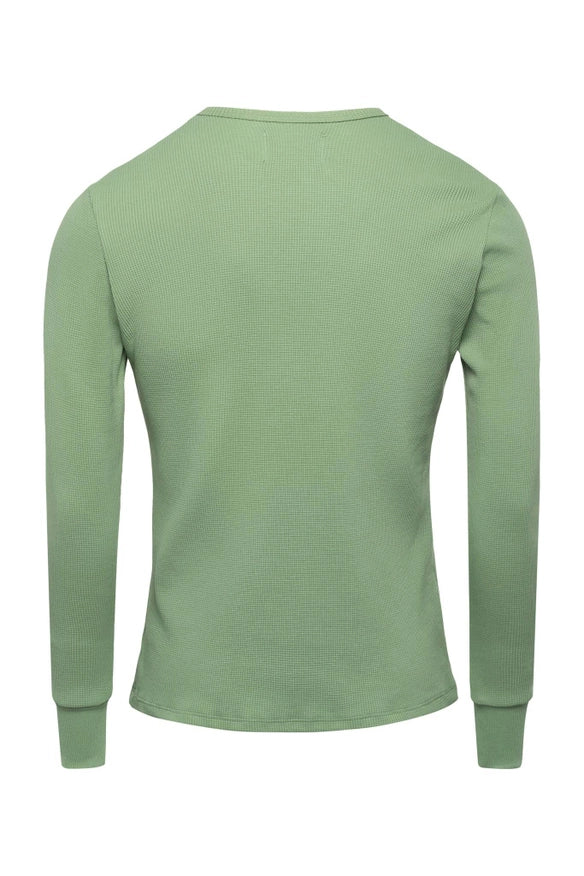 Mint Straight Hem Waffle Knit-Wolfe Co. Apparel and Goods®-M-Urbanheer