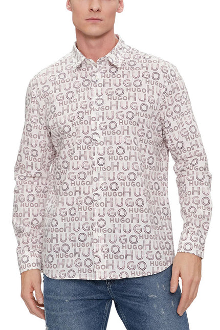 Hugo Men Shirt-Clothing Shirts-Hugo-white-XS-Urbanheer