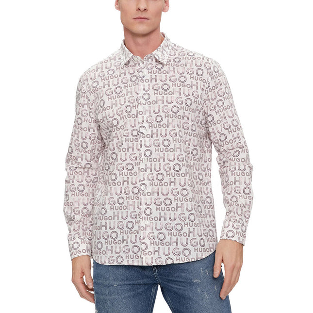 Hugo Men Shirt-Clothing Shirts-Hugo-white-XS-Urbanheer