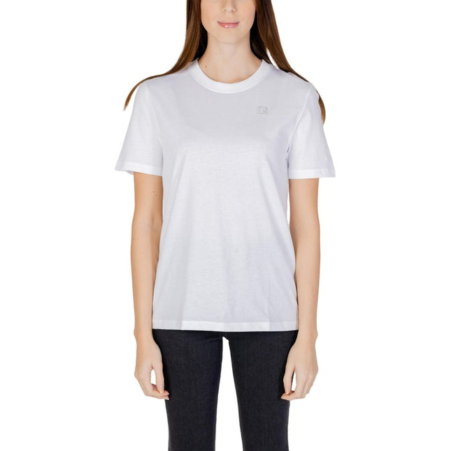Calvin Klein Jeans Women T-Shirt-Clothing T-shirts-Calvin Klein Jeans-white-1-XS-Urbanheer