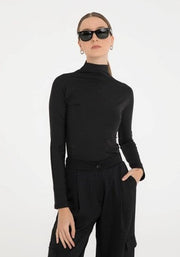 Active Essential Soft Touch Blouse-Clothing - Women-SHEISMONO-Black-XS-Urbanheer
