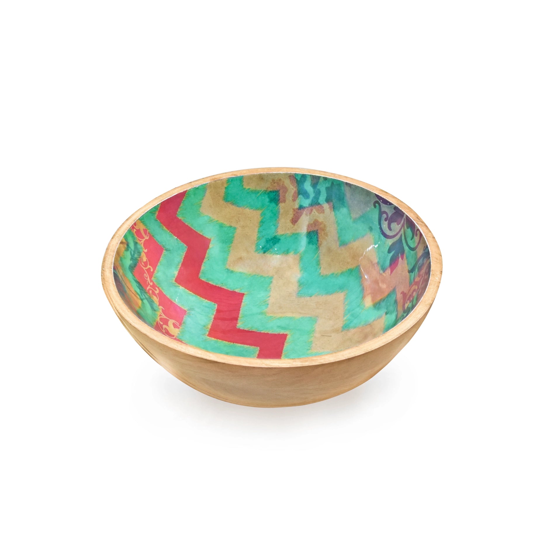 Sunrise Springs Salad Bowl With Salad Servers-Tiramisu-Urbanheer