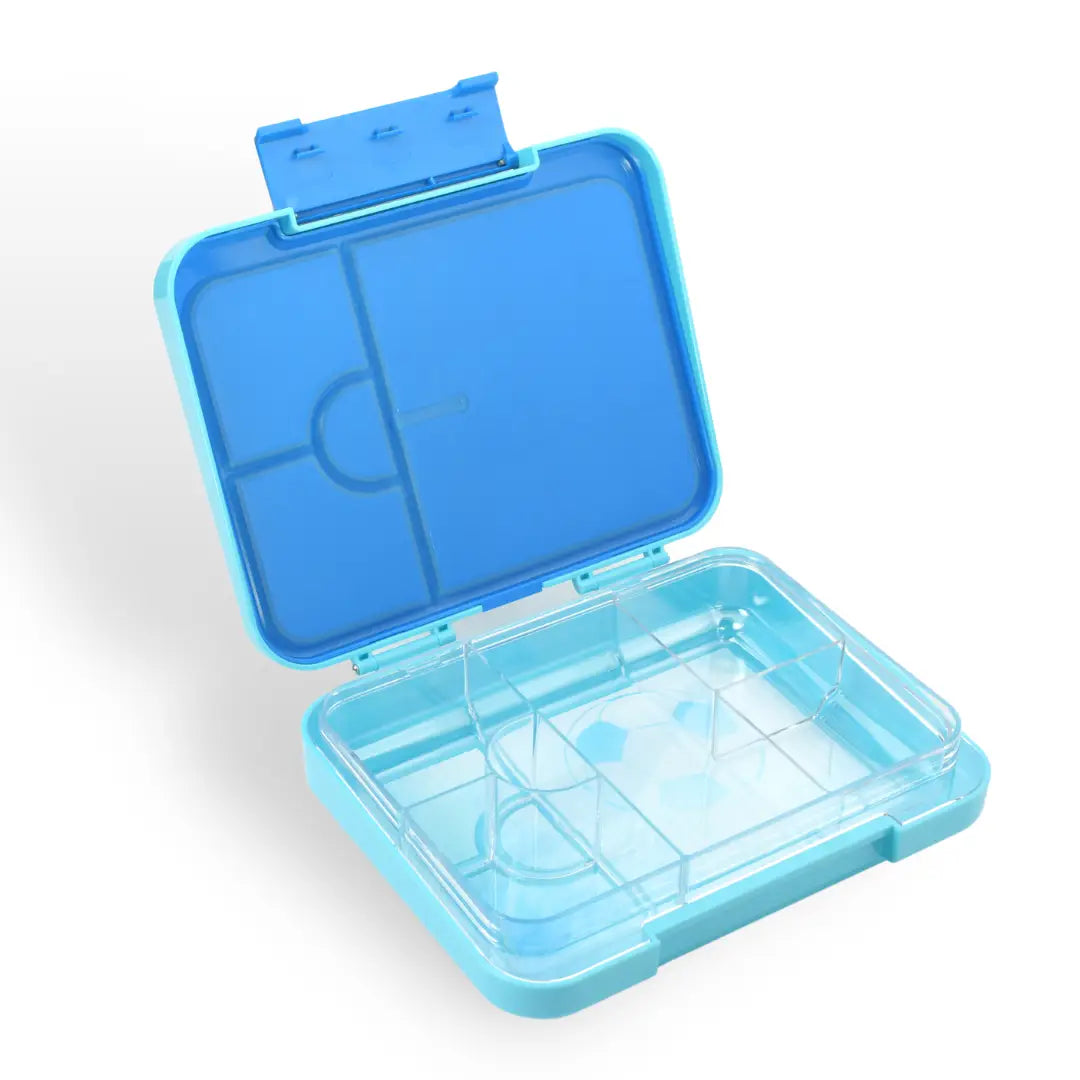 Bento Lunchbox (Large) - Light Blue Soccer-Mum Made Yum-Urbanheer
