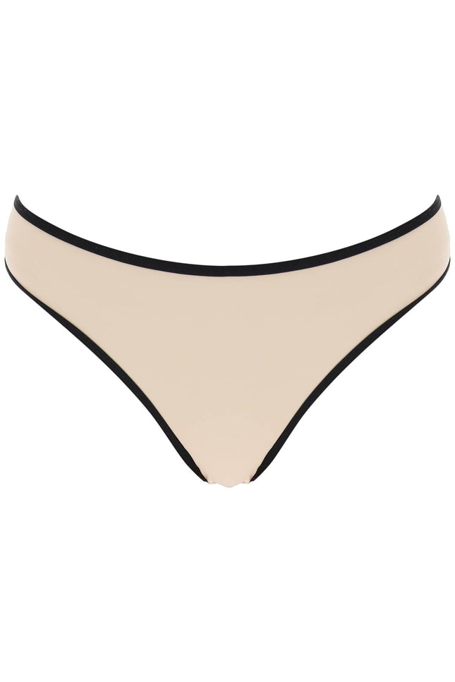 "bikini bottom with contrasting edge trim
