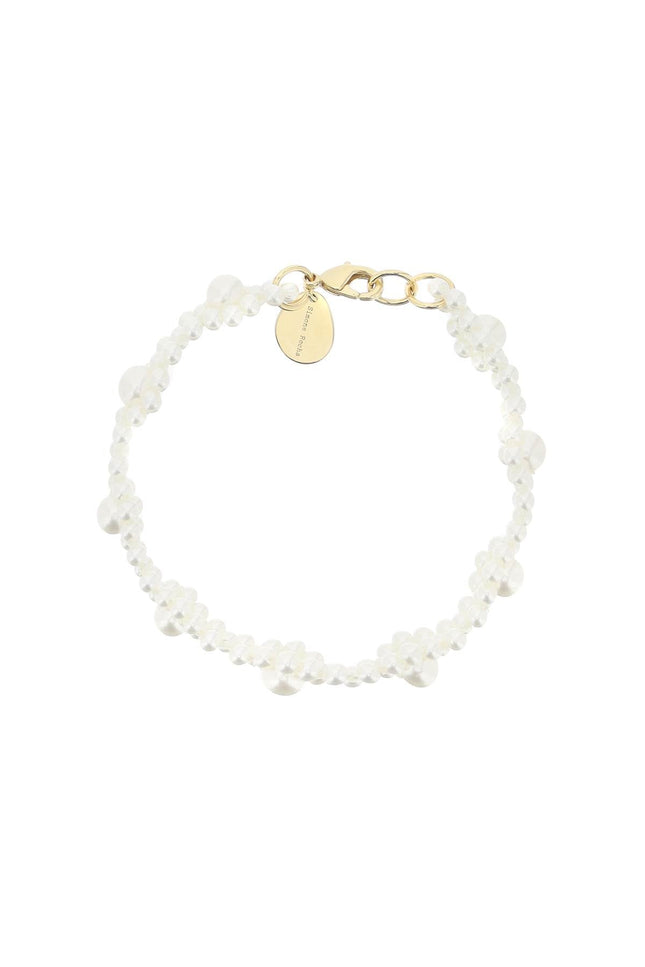 bracelet with daisy-shaped beads