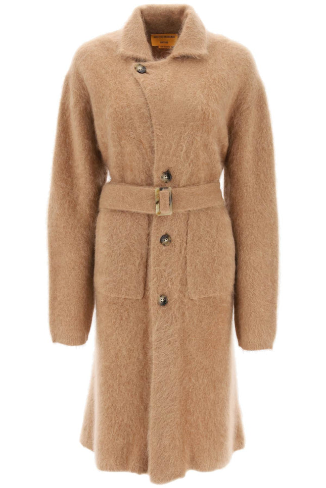 brushed cashmere coat