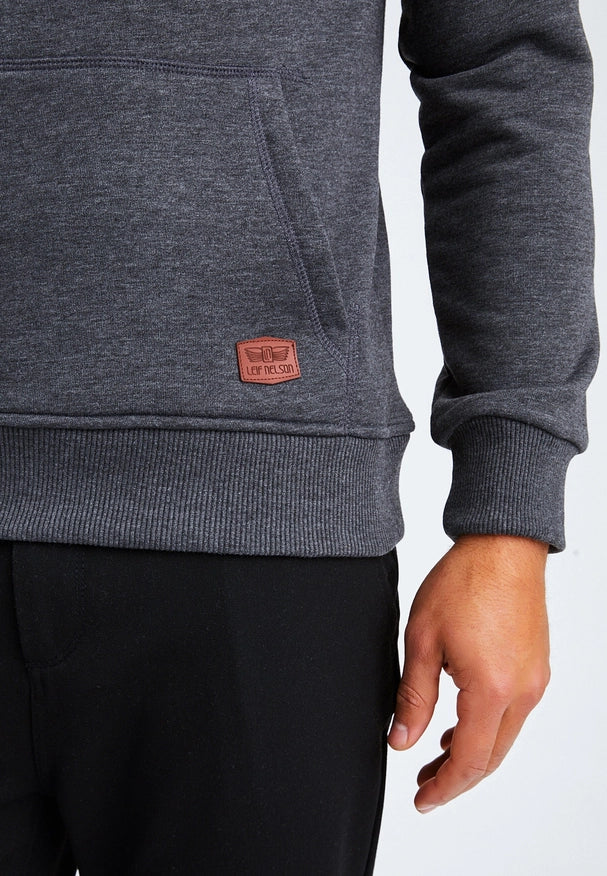 Men'S Hoodie Hood Anthracite-Hoodie-Leif Nelson GmbH-S-Urbanheer