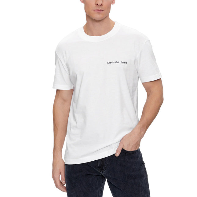 Calvin Klein Jeans Men T-Shirt-Clothing T-shirts-Calvin Klein Jeans-white-S-Urbanheer