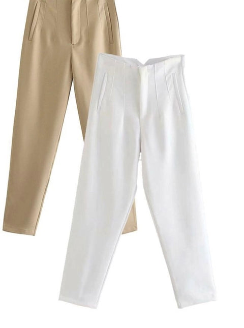 Women Formal Pants "Zara's Best Seller" 25 Color Available-Pants-Heer Decor-XS-PU-Urbanheer