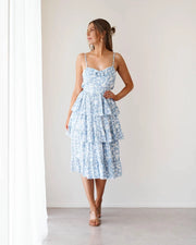 Martha Dress-Blue Floral-Dress-Twosisters The Label-S-Urbanheer