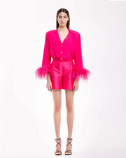 Fuchsia Iris-SHIRT-Giulia De Leonardi Couture-S-Urbanheer